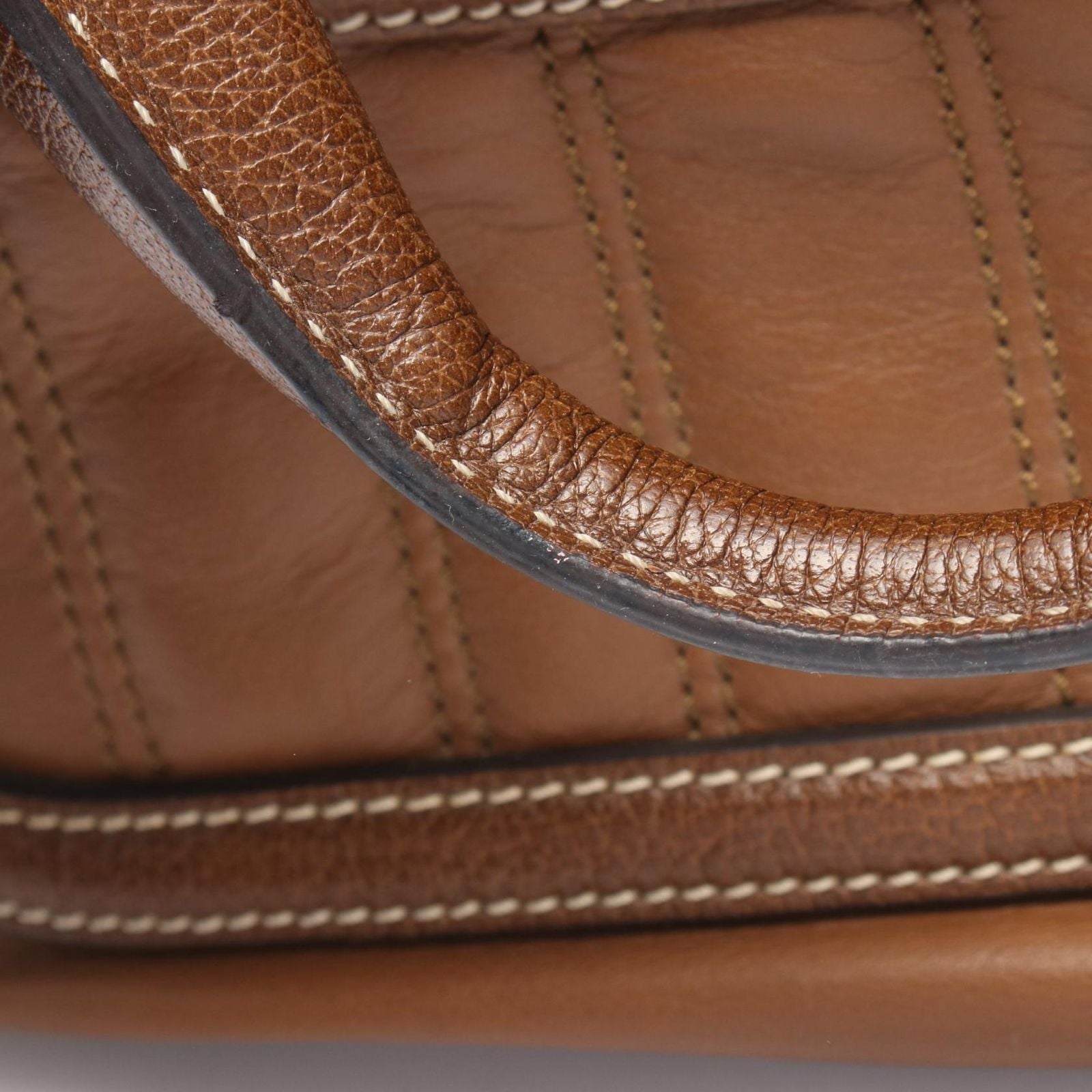 Celine Seri Handbag Brown Leather — view 8