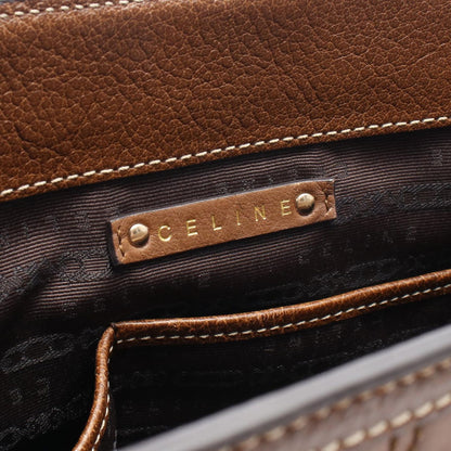 Celine Seri Handbag Brown Leather — view 4