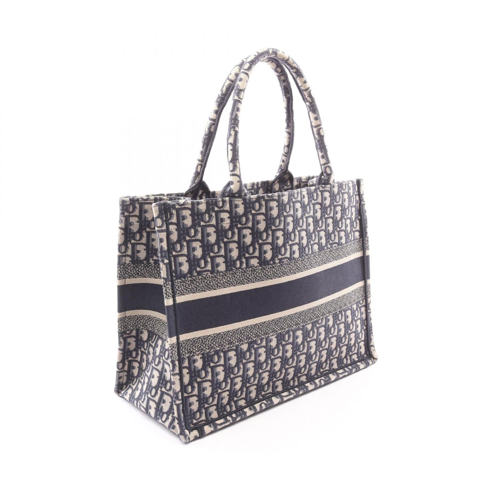 Dior Tote Book Navy Canvas — view 2