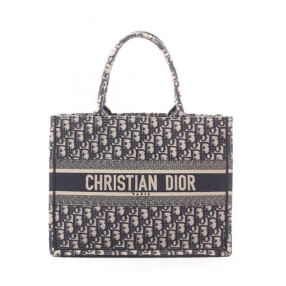 Dior Tote Book Navy Canvas
