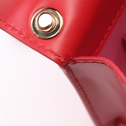 Bvlgari Bule Shoulder Bag Red Leather Sleda Banine — view 5