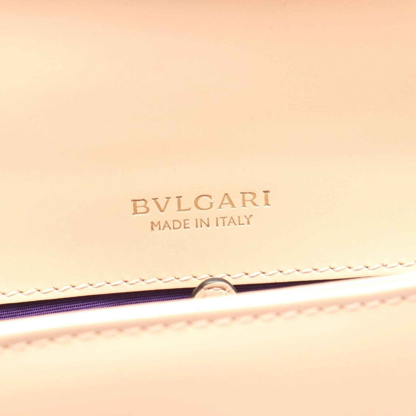 Bvlgari Bule Shoulder Bag Latoorange Leather — view 4