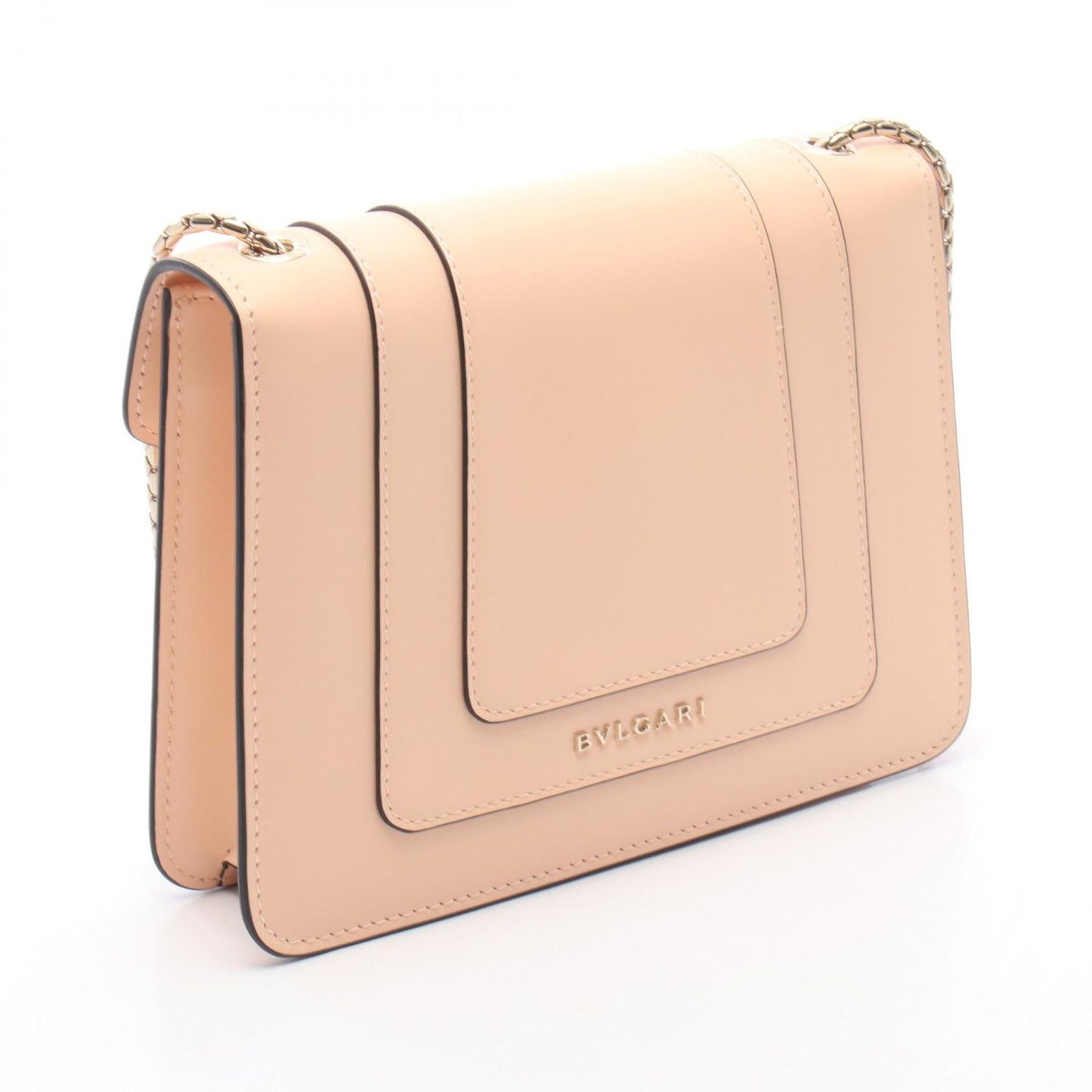 Bvlgari Bule Shoulder Bag Latoorange Leather — view 2