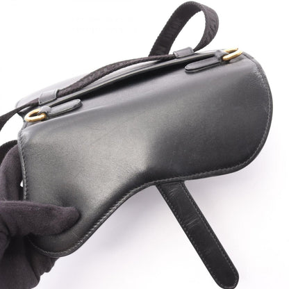 Dior Dio Belt Bag Sadeleba Black Leather — view 8