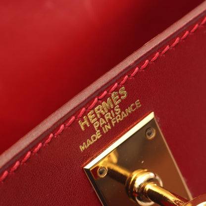 Hermes Sac Kelly Dos PM Rouge Vif Dos — view 4