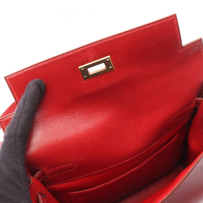 Hermes Sac Kelly Dos PM Rouge Vif Dos — view 7