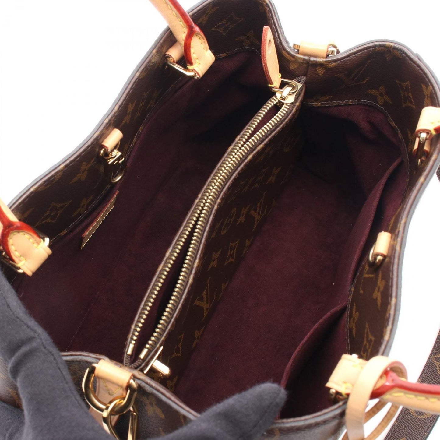 Louis Vuitton Handbag MM Monogram 2-Way Canvas Leather — view 3