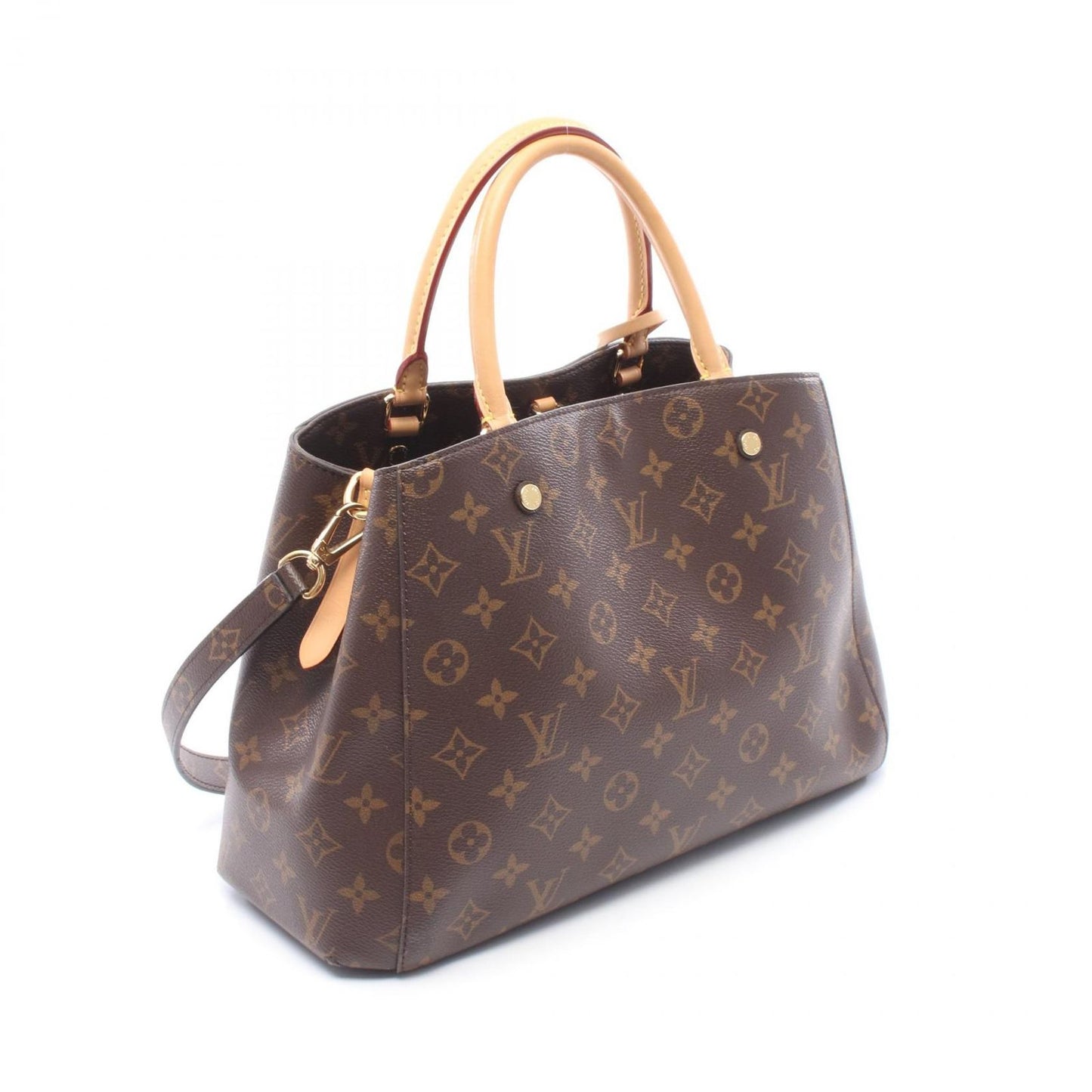 Louis Vuitton Handbag MM Monogram 2-Way Canvas Leather — view 2