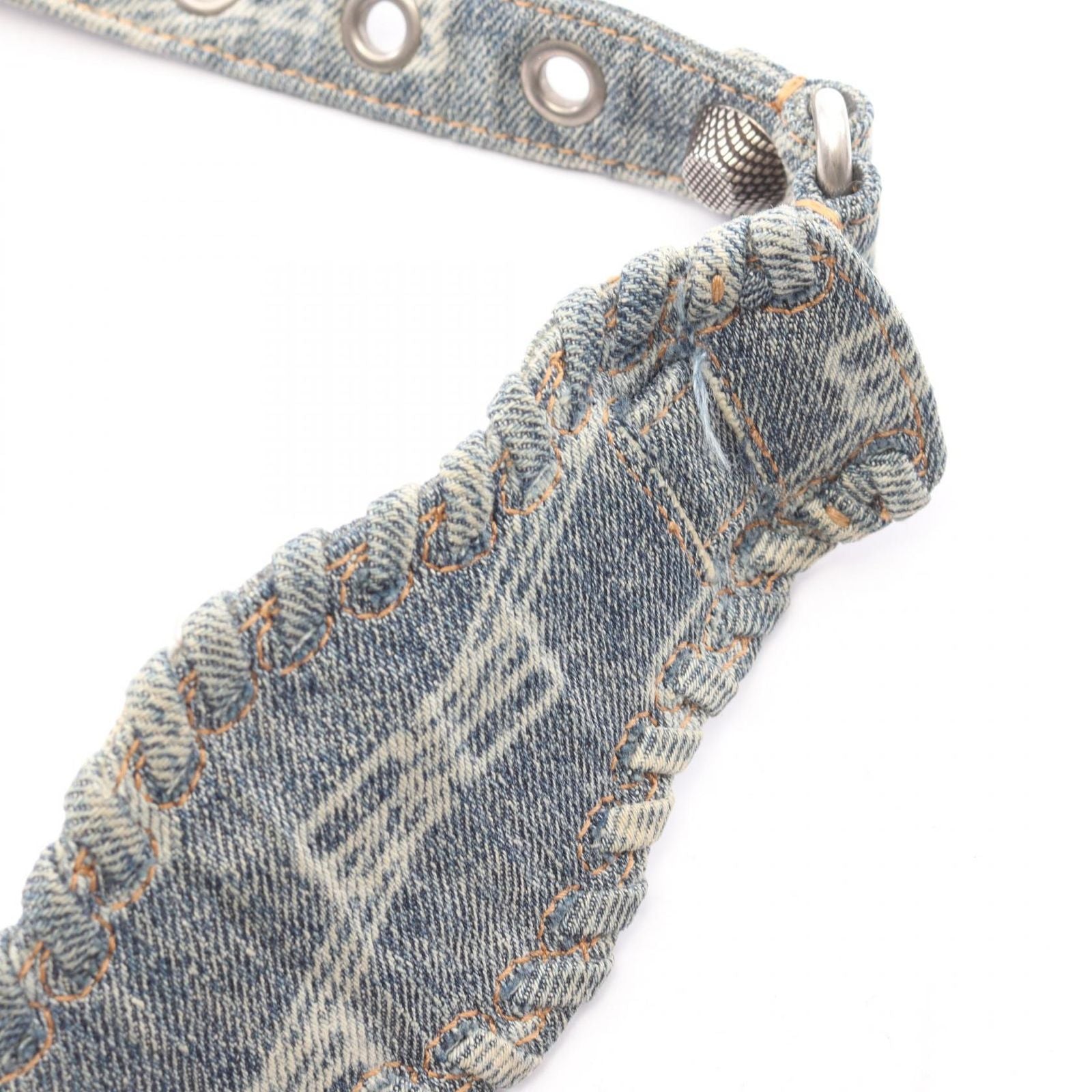 Balenciaga Shoulder Bag Cagole XS Blue Denim — view 6