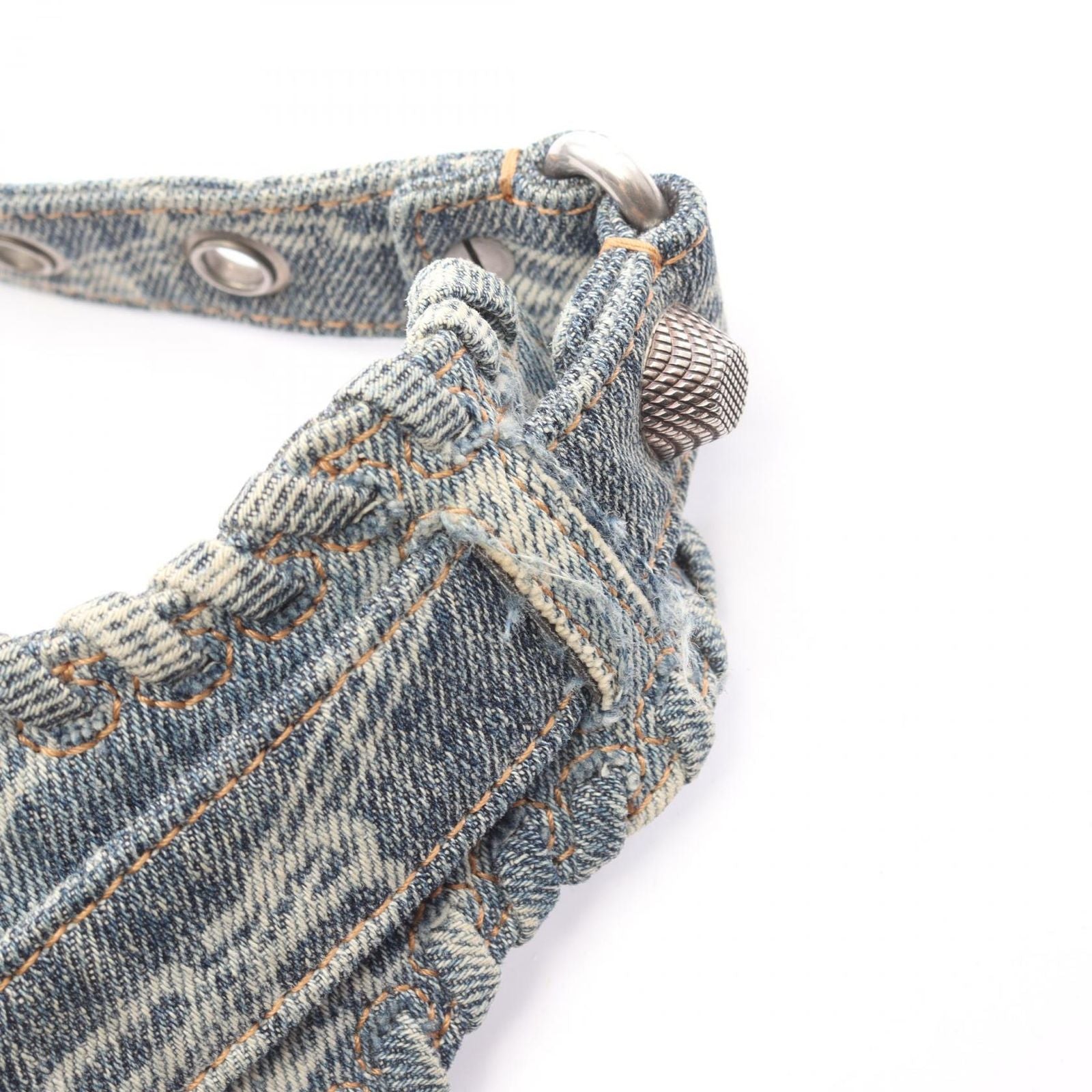 Balenciaga Shoulder Bag Cagole XS Blue Denim — view 7
