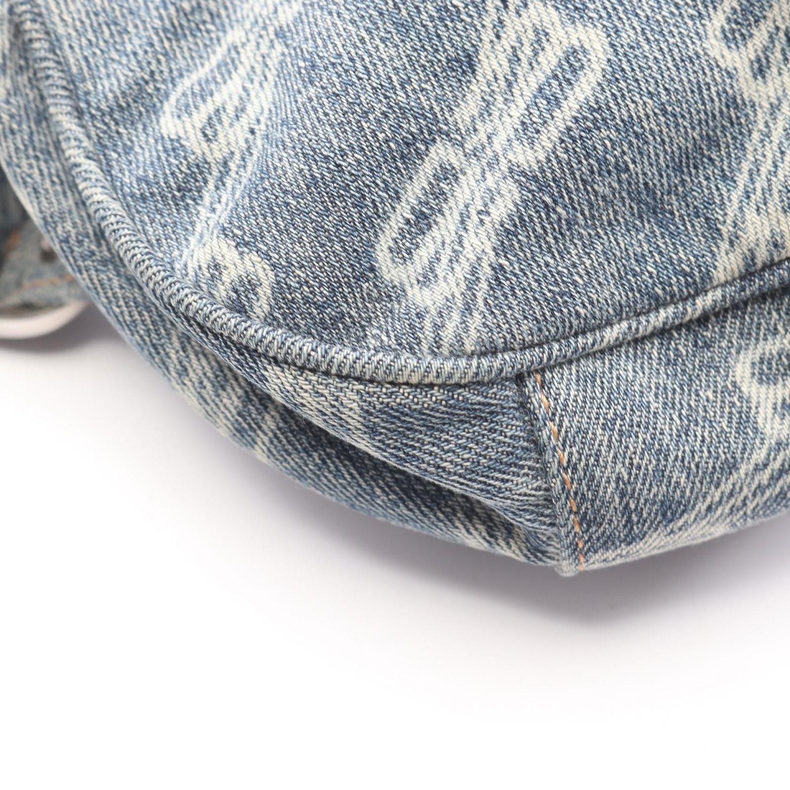 Balenciaga Shoulder Bag Cagole XS Blue Denim — view 5