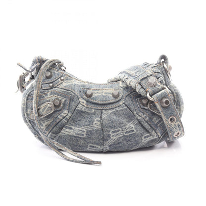 Balenciaga Shoulder Bag Cagole XS Blue Denim