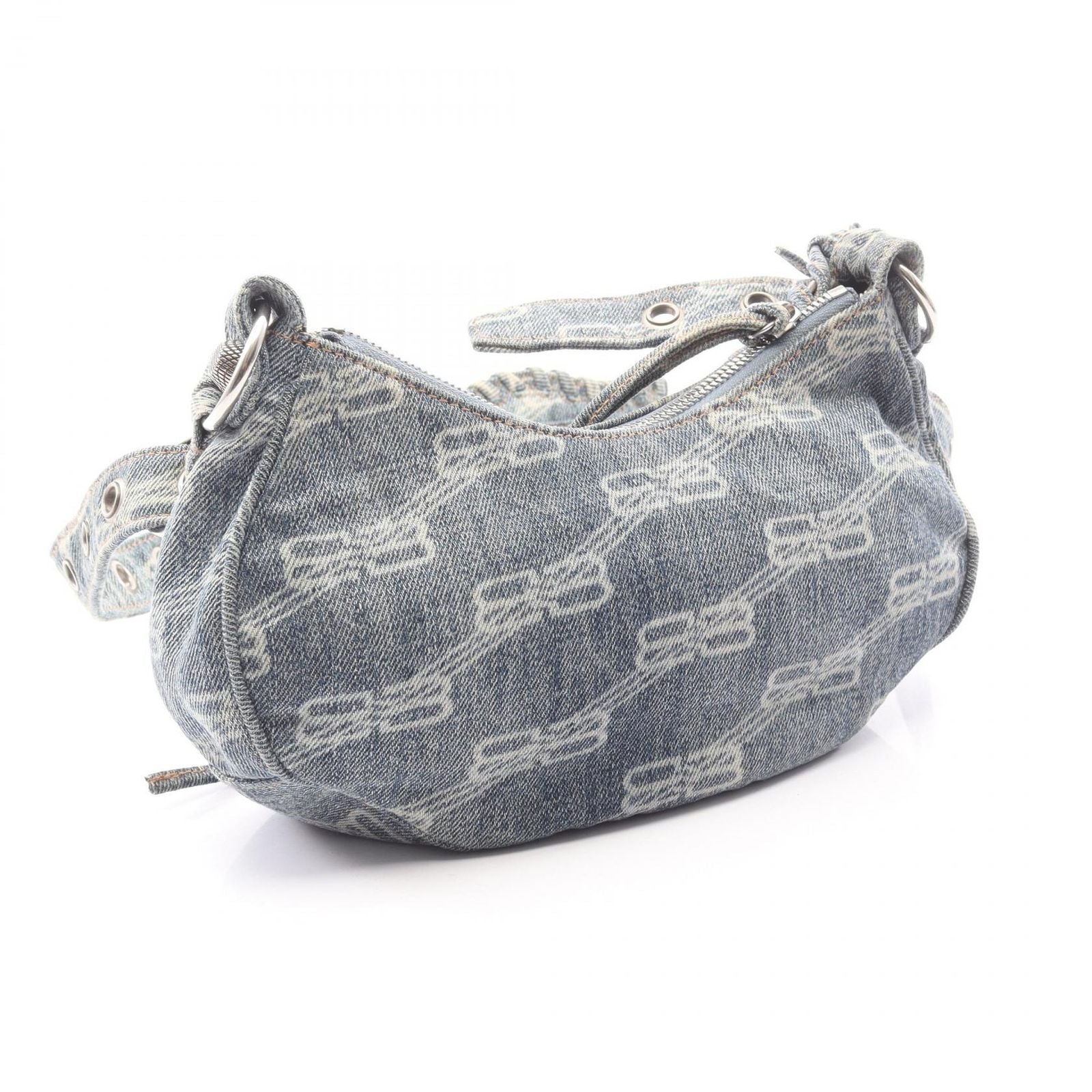 Balenciaga Shoulder Bag Cagole XS Blue Denim — view 2