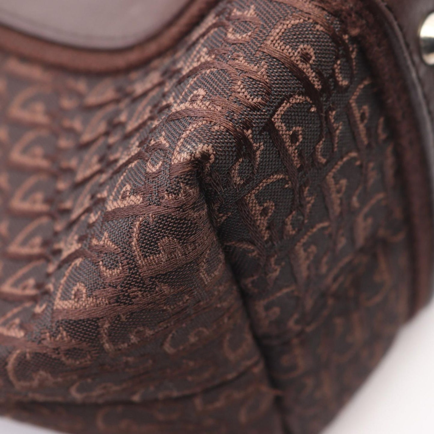 Dior Dio Tote tosnine Tobta Brown Canvas Leather — view 8