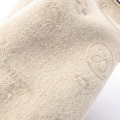 Loewe Tote Ofto Beige Brown Canvas Leather — view 9
