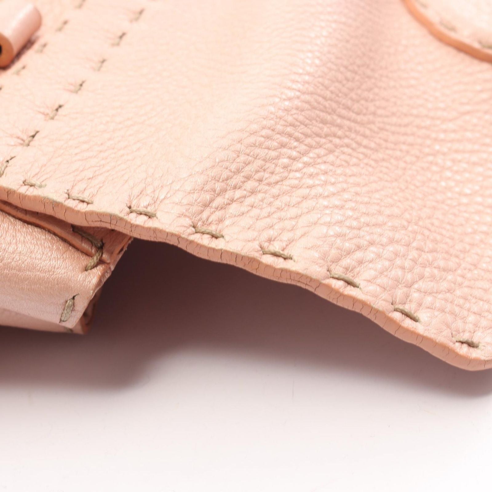 Fendi Handbag Selleria Mini Pink Leather Mini — view 8
