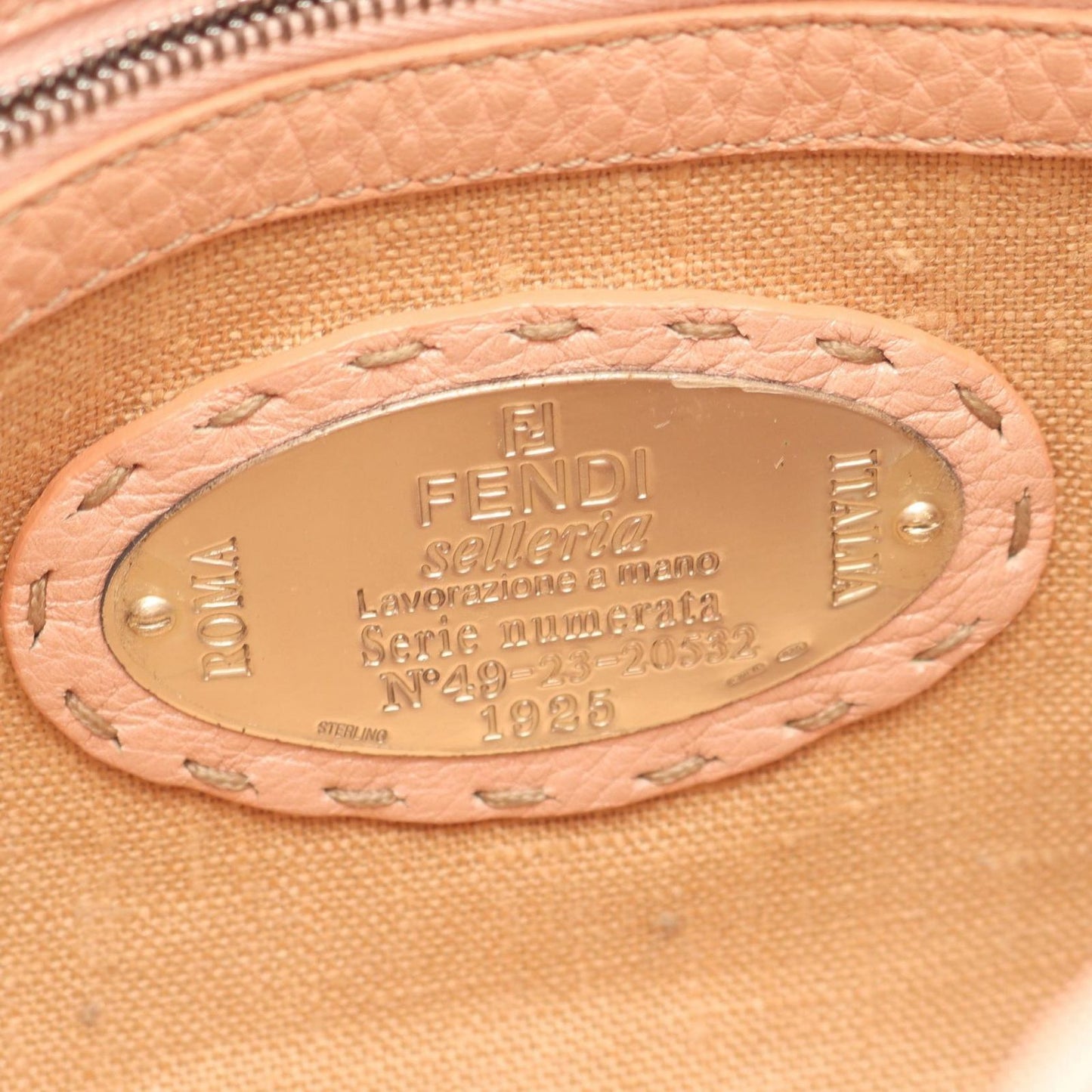 Fendi Handbag Selleria Mini Pink Leather Mini — view 4