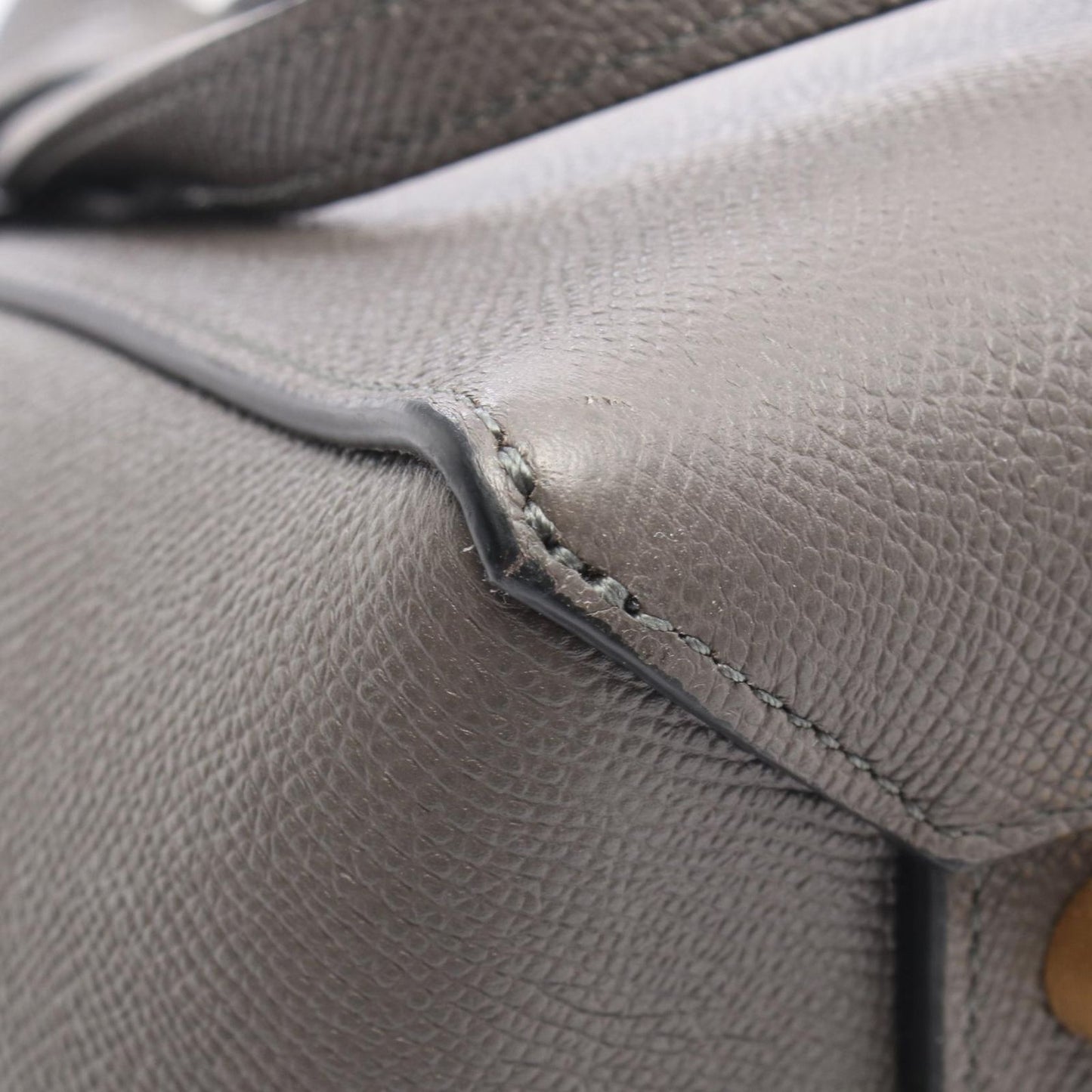 Celine Seri Belt Bag Mini Letoba Mini 2-Way Gray Leather — view 5
