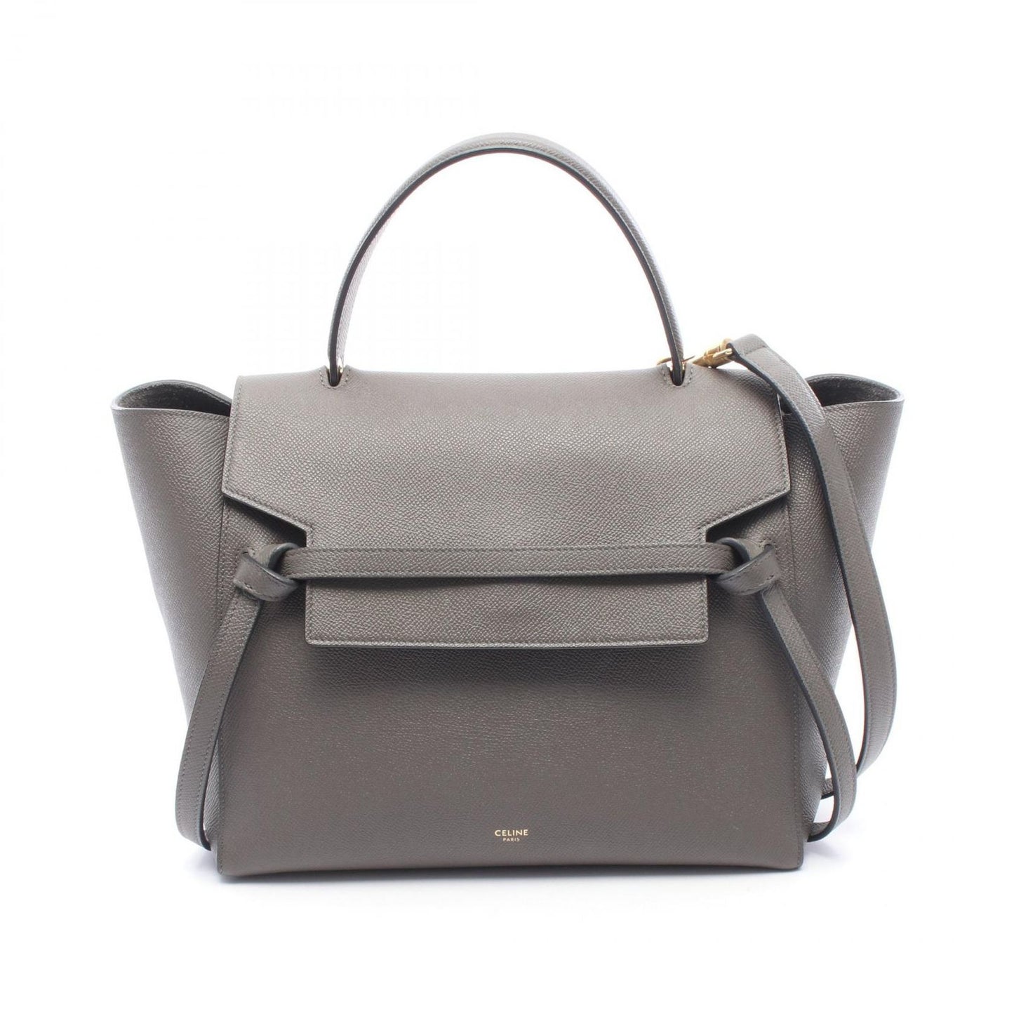 Celine Seri Belt Bag Mini Letoba Mini 2-Way Gray Leather