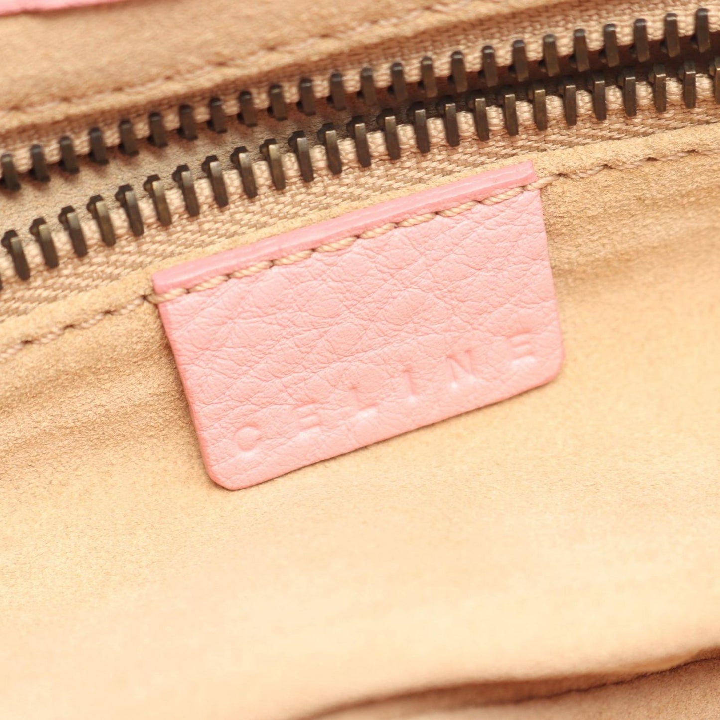 Celine Seri Pink Leather Mini Shoulder Bag — view 4