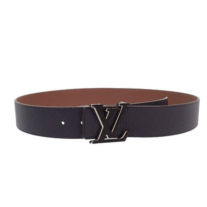 Louis Vuitton LV Optic 40 mm Belt Taurillon Leather Navy Brown Silver — view 5