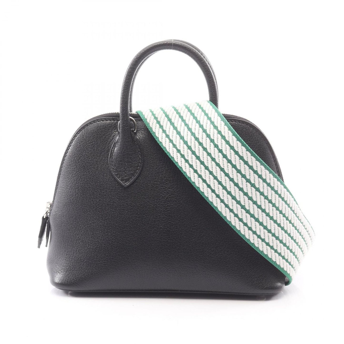 Hermes Handbag Bolide Mini 2-Way Black Leather