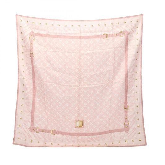 Louis Vuitton Scarf Carre Denim Monogram Silk