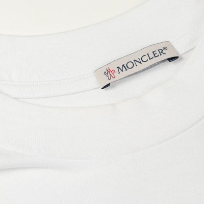 Moncler Short Sleeve Ninele Nenine White Cotton — view 5