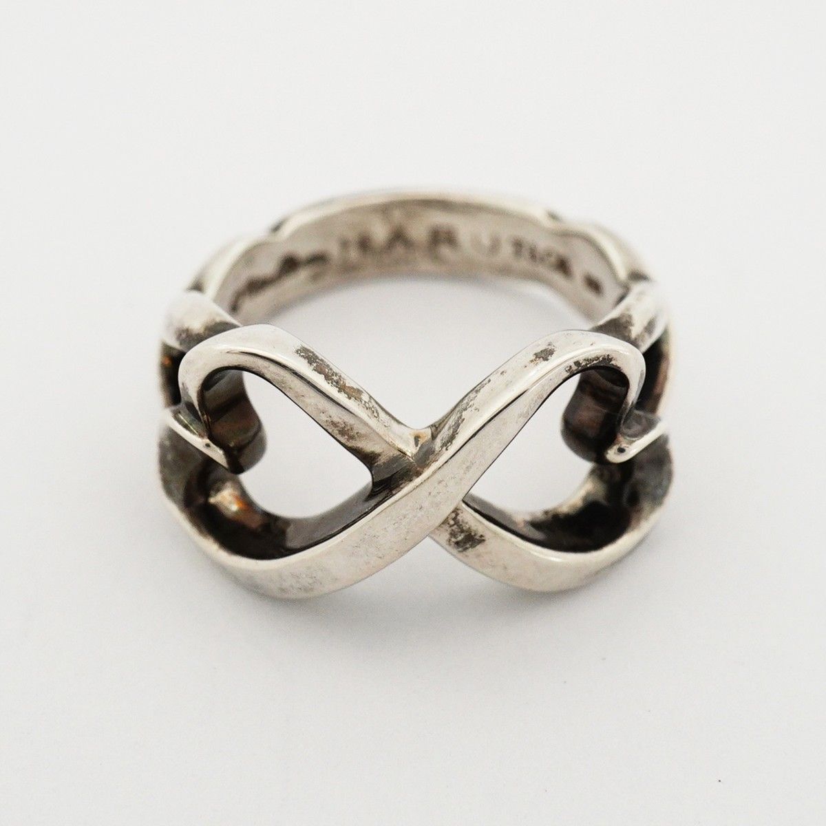 Tiffany & Co Ring Double Loving Heart 925 Sterling Silver — view 3