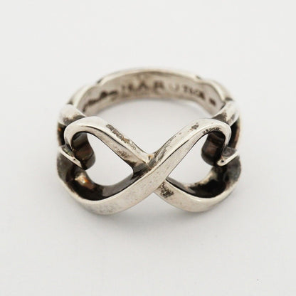 Tiffany & Co Ring Double Loving Heart 925 Sterling Silver — view 3