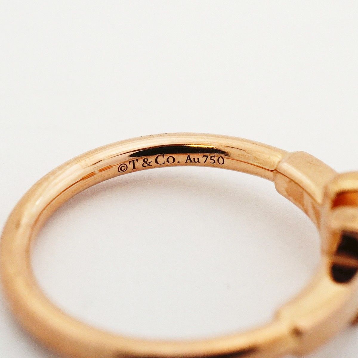 Tiffany & Co Ring T Wire 18k Pink Gold — view 4