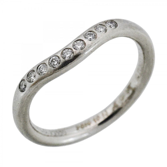 Tiffany & Co Ring Cube Band Platinum Diamond
