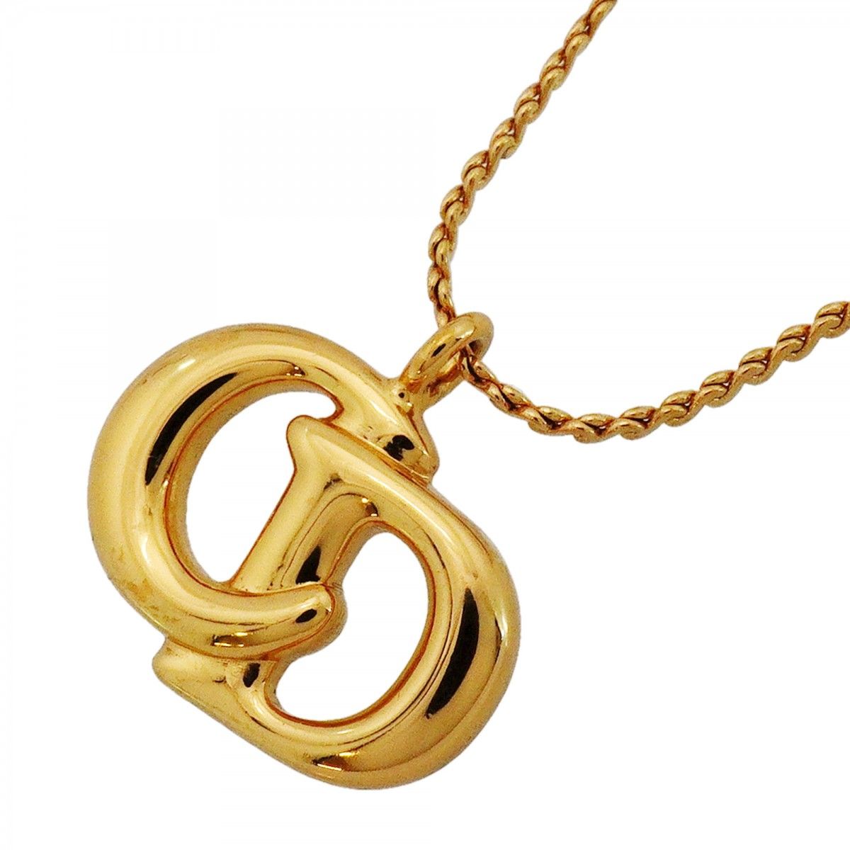 Dior Necklace CD Logo Gold Plated