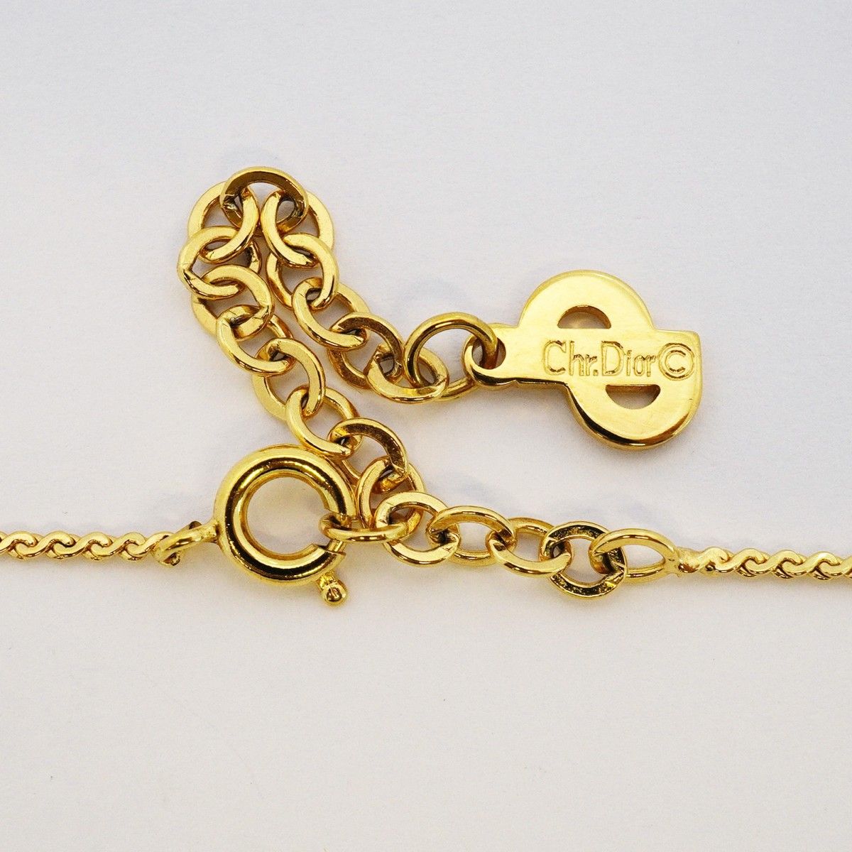 Dior Necklace CD Logo Gold Plated — view 4