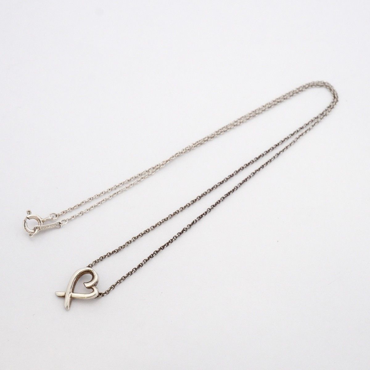 Tiffany & Co Necklace Loving Heart 925 Sterling Silver — view 3