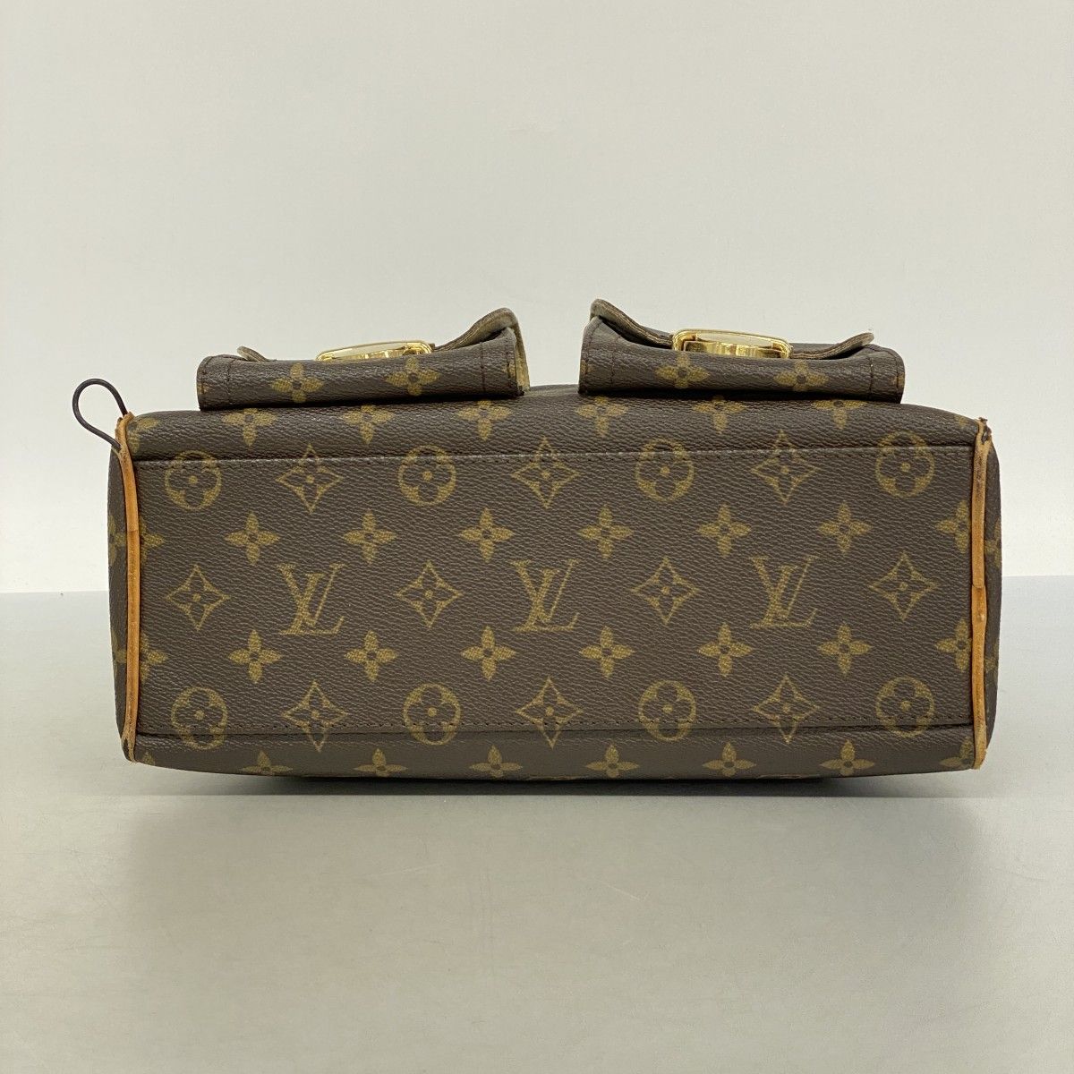 Louis Vuitton Handbag Monogram Manhattan PM Brown — view 3