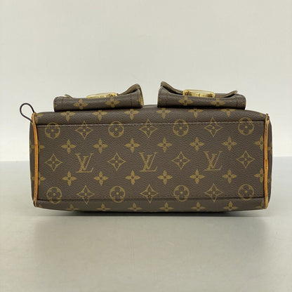 Louis Vuitton Handbag Monogram Manhattan PM Brown — view 3