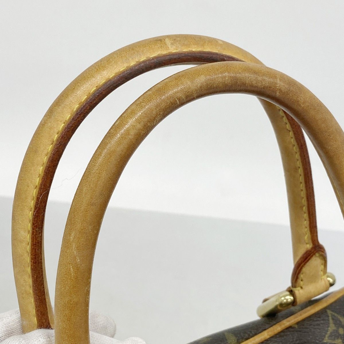 Louis Vuitton Handbag Monogram Manhattan PM Brown — view 7