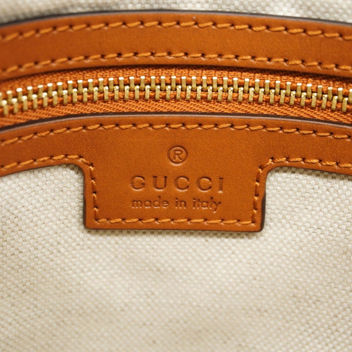 Gucci Tote Interlocking Canvas Green Brown Silver 2-Way — view 5