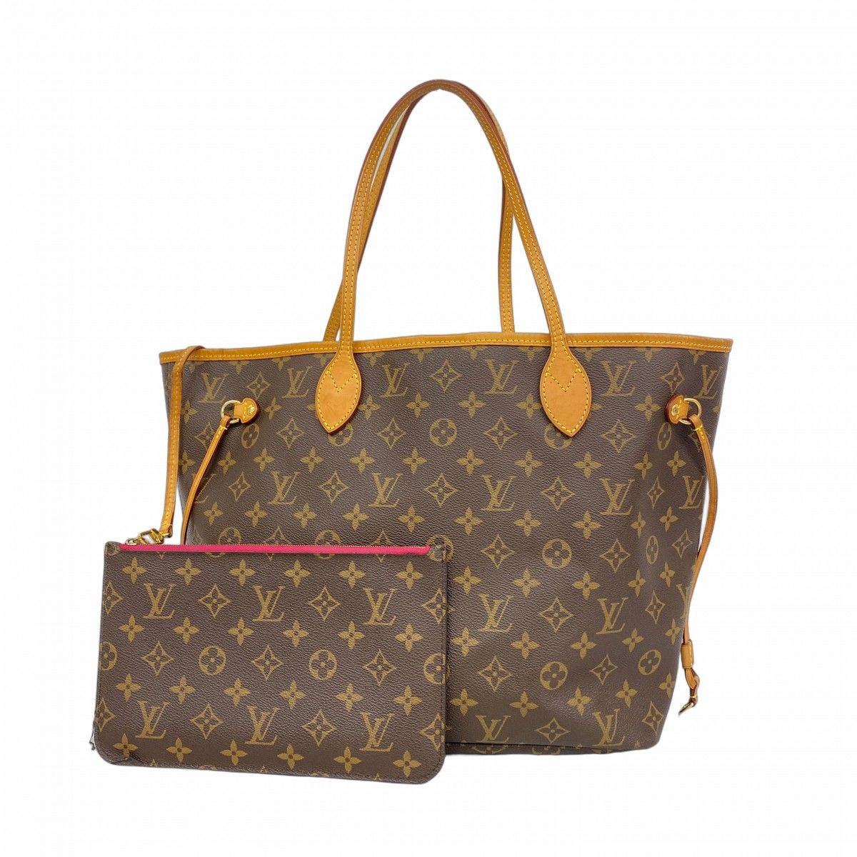 Louis Vuitton Tote Monogram Neverfull MM Brown Pivoine