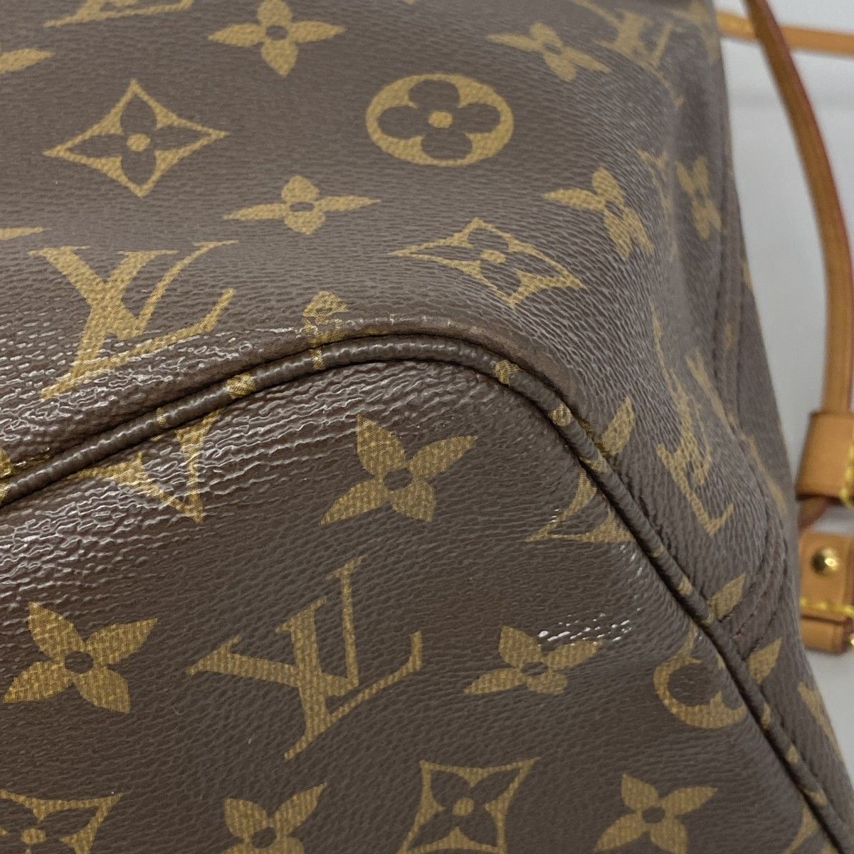 Louis Vuitton Tote Monogram Neverfull MM Brown Pivoine — view 9