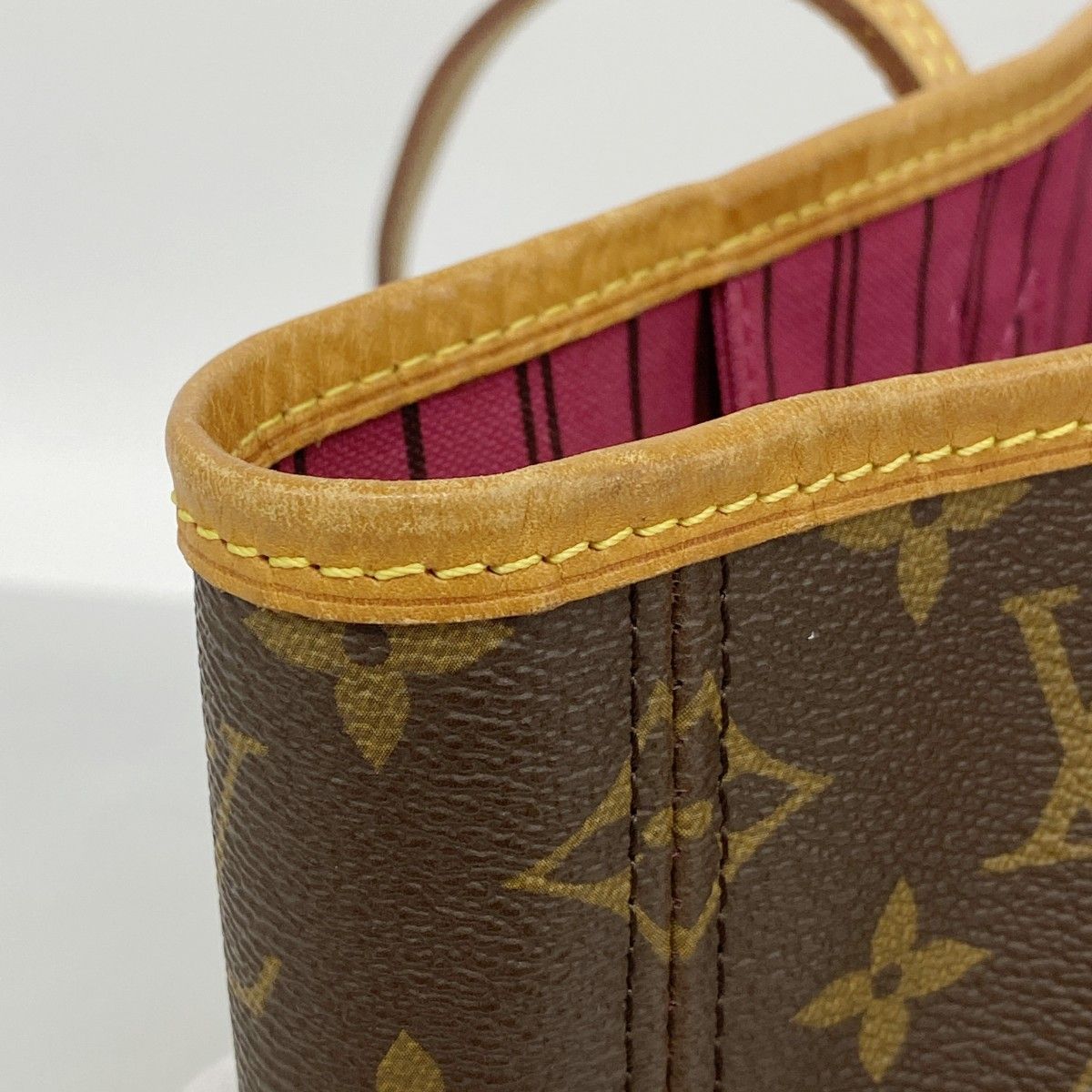 Louis Vuitton Tote Monogram Neverfull MM Brown Pivoine — view 8