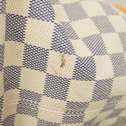 Louis Vuitton Handbag Damier Azur Saleya MM White — view 7