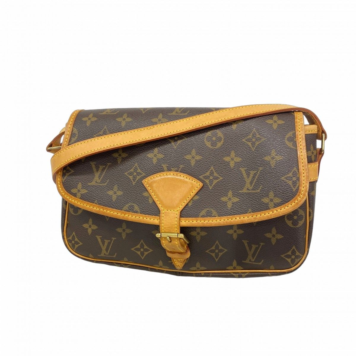 Louis Vuitton Shoulder Bag Monogram Sologne Brown