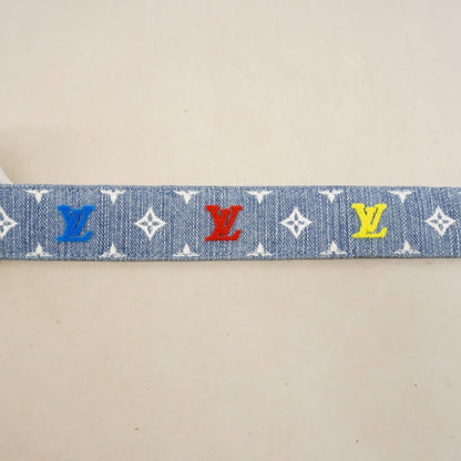 Louis Vuitton Belt Monogram Denim Ceinture LV New Wave Blue — view 7