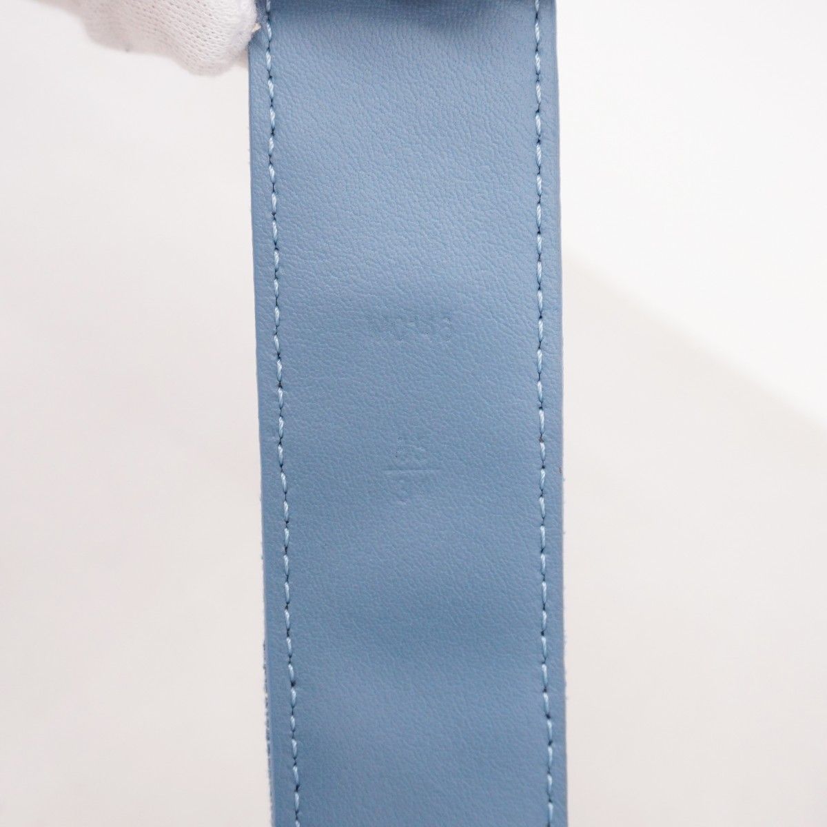Louis Vuitton Belt Monogram Denim Ceinture LV New Wave Blue — view 3