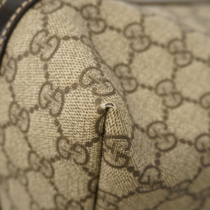 Gucci Tote GG Supreme Brown Gold — view 6