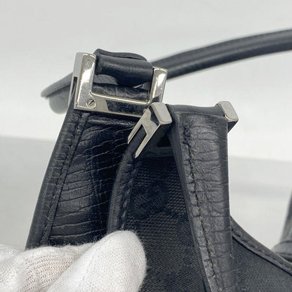 Gucci Handbag GG Canvas Jackie Black Silver — view 8