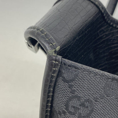 Gucci Handbag GG Canvas Jackie Black Silver — view 6