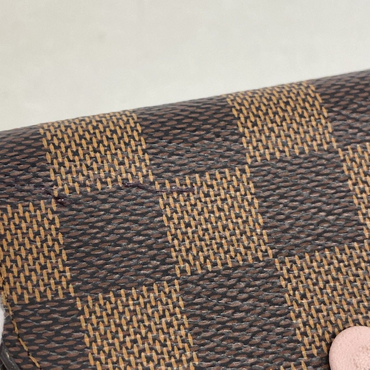 Louis Vuitton Coin Case Damier Porte-Monnaie Rosalie Ebene — view 6